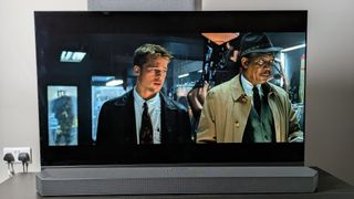 Se7en 4K Blu-ray with Brad Pitt and Morgan Freeman on Panasonic MZ1500 OLED