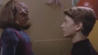 Young Worf and Young Picard