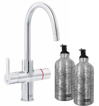 Two free aluminium water flasks will be given away with purchases of filter taps