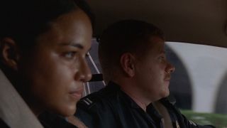 Michael Cudlitz and Michelle Rodriguez on Lost