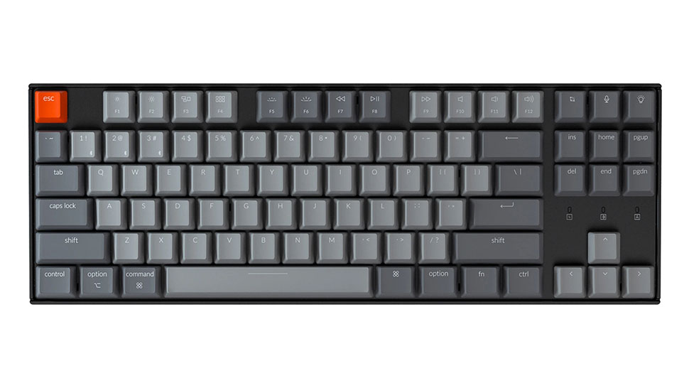 The Keychron K8 keyboard
