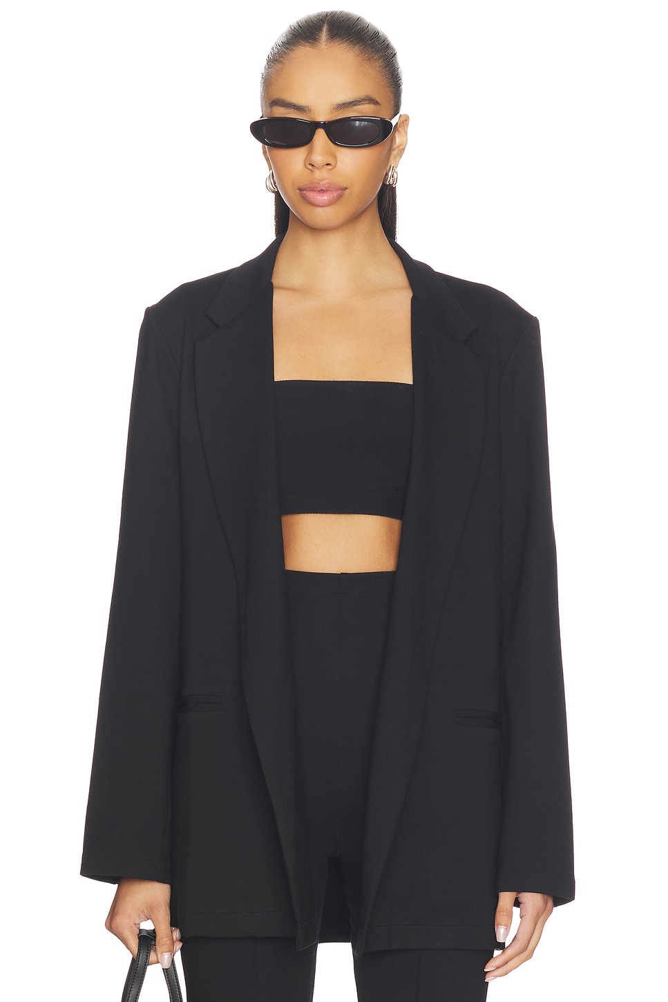 Ponte Knit Oversized Blazer