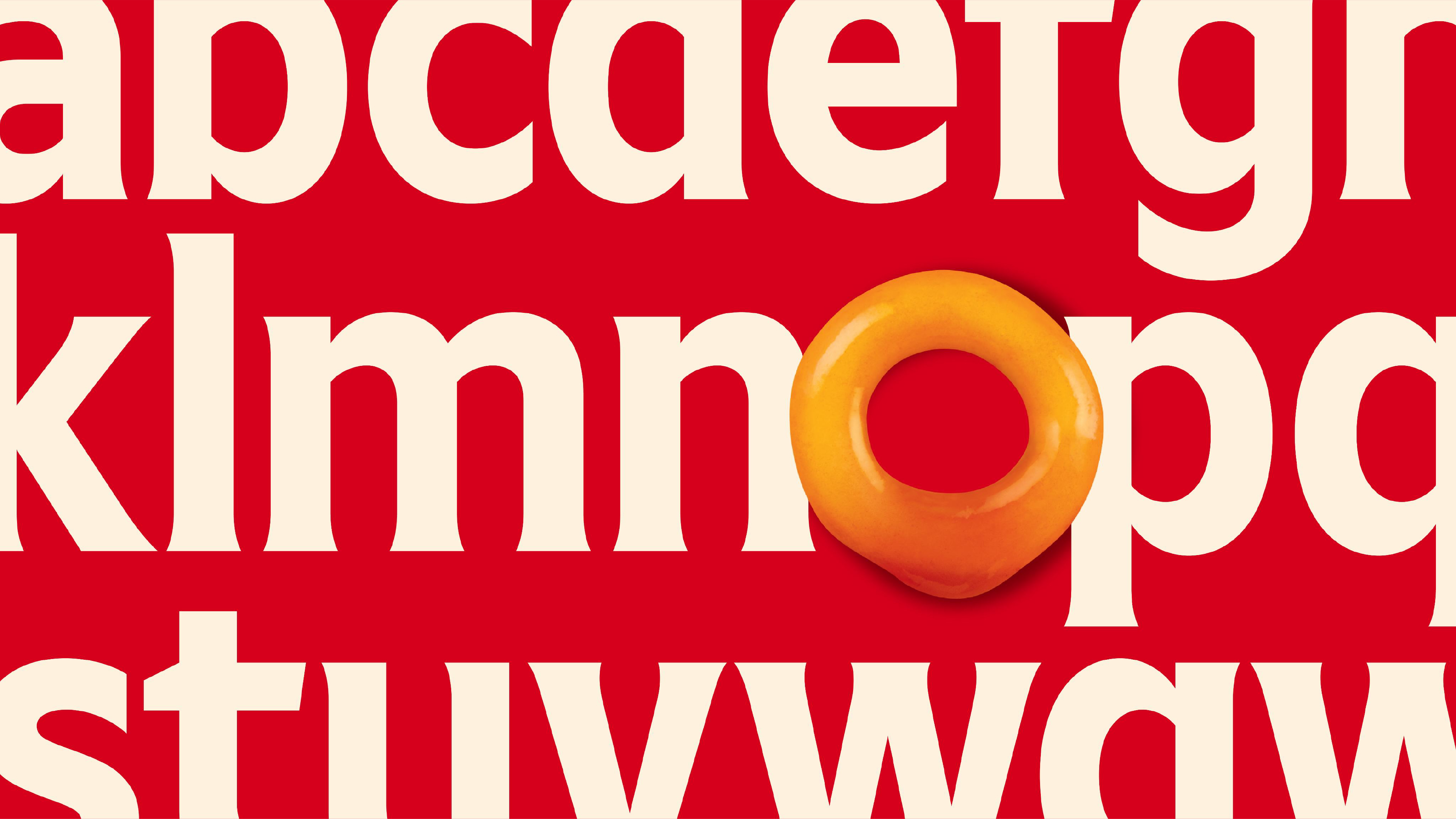 Heinz typography in use with a spaghetti hoop over some letters