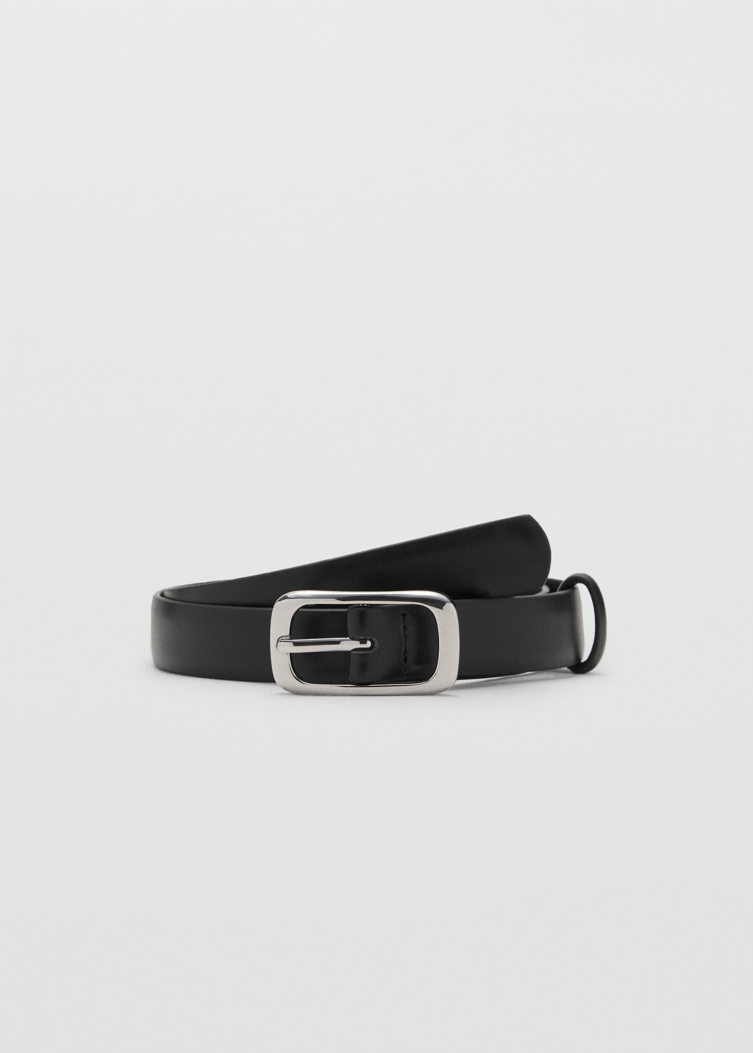 Rectangular Buckle Belt - Women | Mango Usa