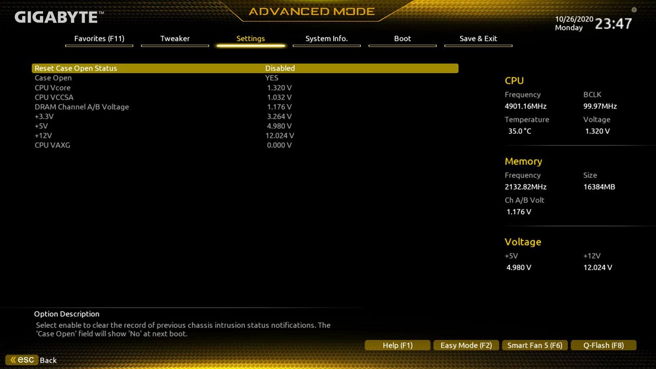 Gigabyte Z490M Gaming X BIOS