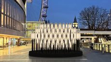 Renders of Lee Broom's sculpture 'Beacon' for London Design Festival