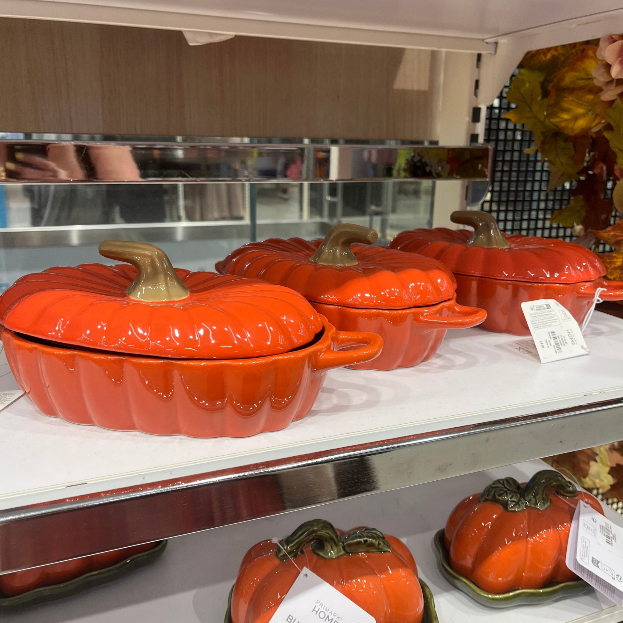 Image of pumpkin ramekin in store.