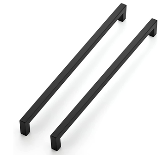 large black kitchen handle