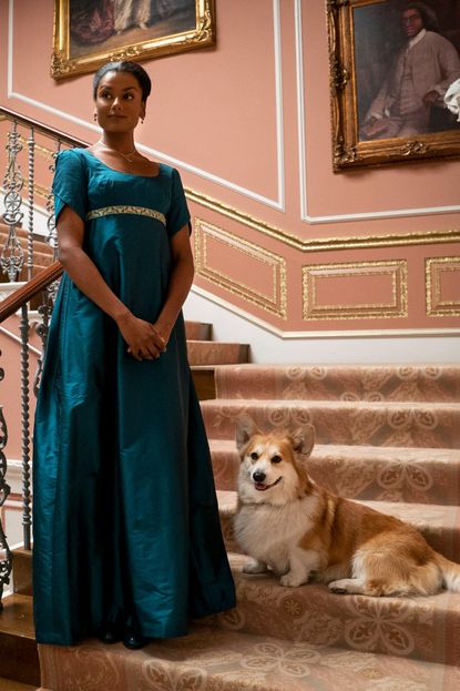 Kate Sharma’s Teal Gown 