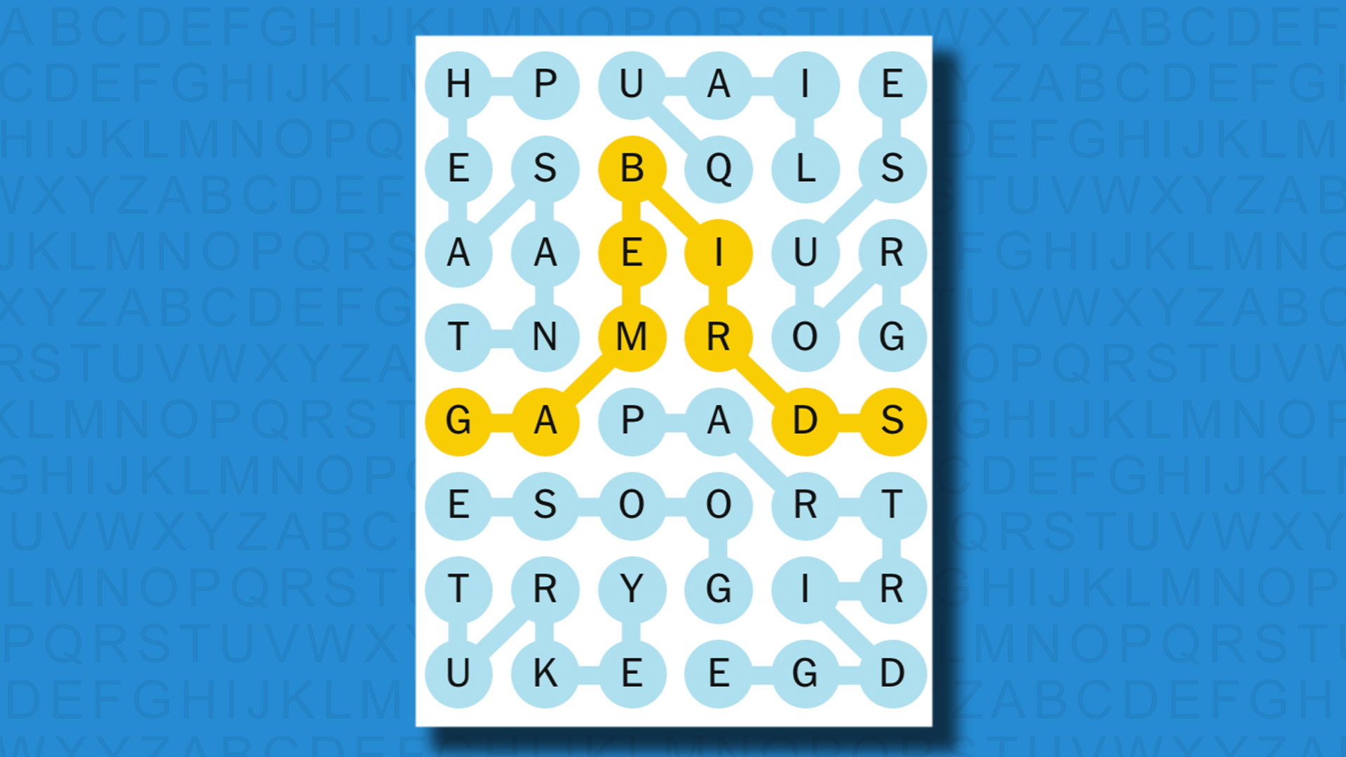 NYT Strands answers for game 480 on a blue background