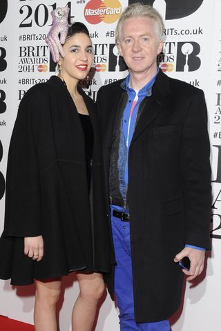Philip Treacy at the Brit Awards 2014