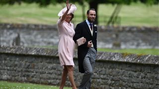 Carole and James Middleton attending the wedding of Pippa Middleton and James Matthews, 2017, GettyImages-685745784