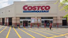 Exterior of a Costco warehouse in daylight