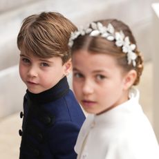 Princess Charlotte and Prince Louis at the Coronation