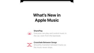 What's new in Apple Music screen