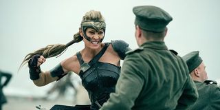 Antiope punching a German soldier
