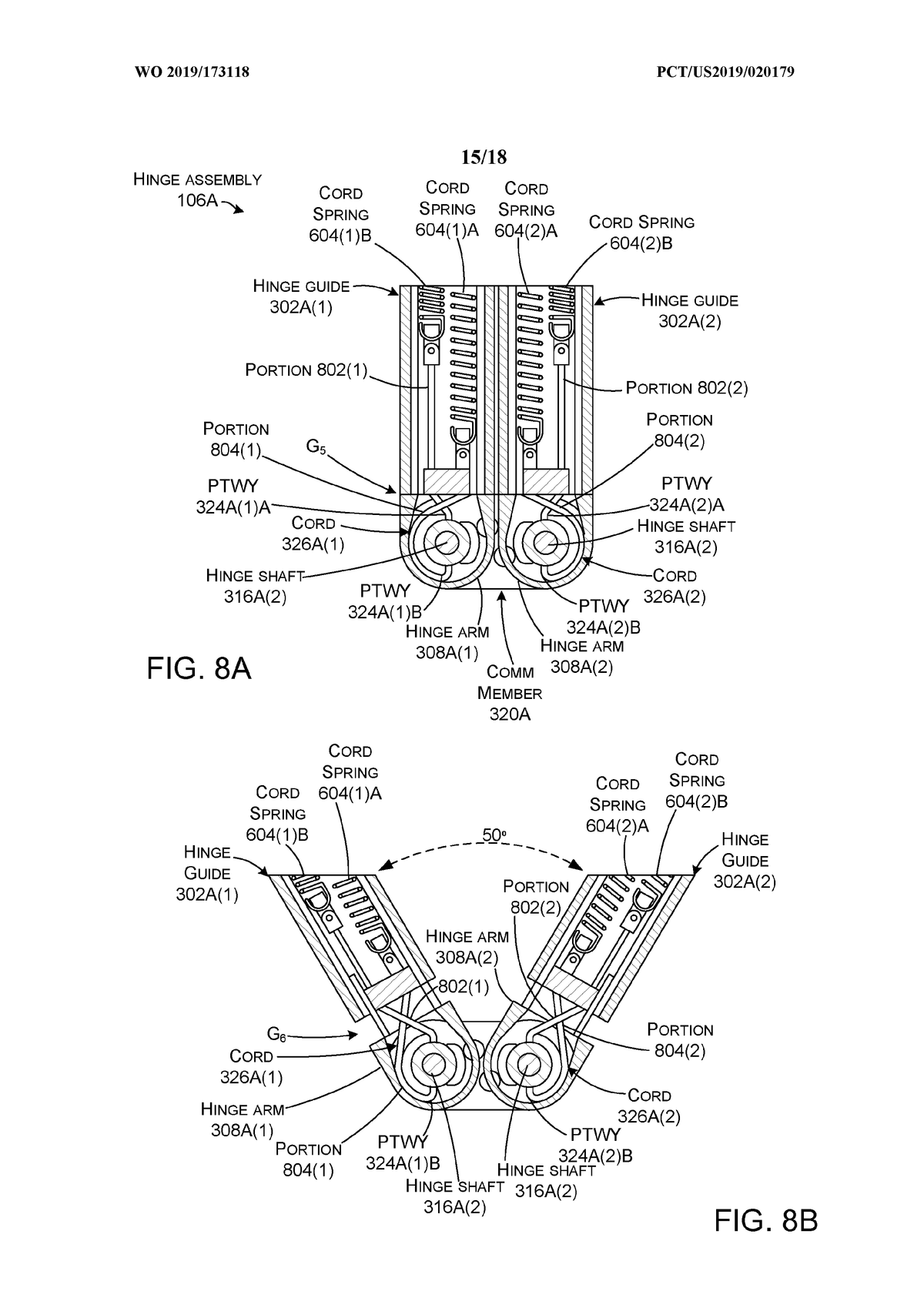 Patent for liquid-powered hinges