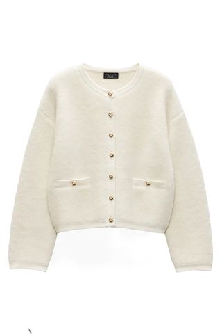 Rag & Bone Kaia Boucle Crewneck Cardigan