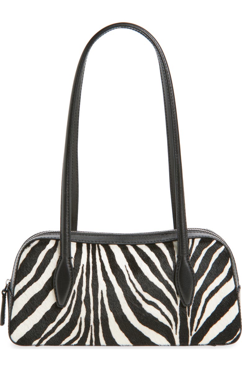 The Mini Top Zip Genuine Calf Hair Shoulder Bag