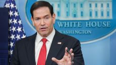Marco Rubio during a White House press conference