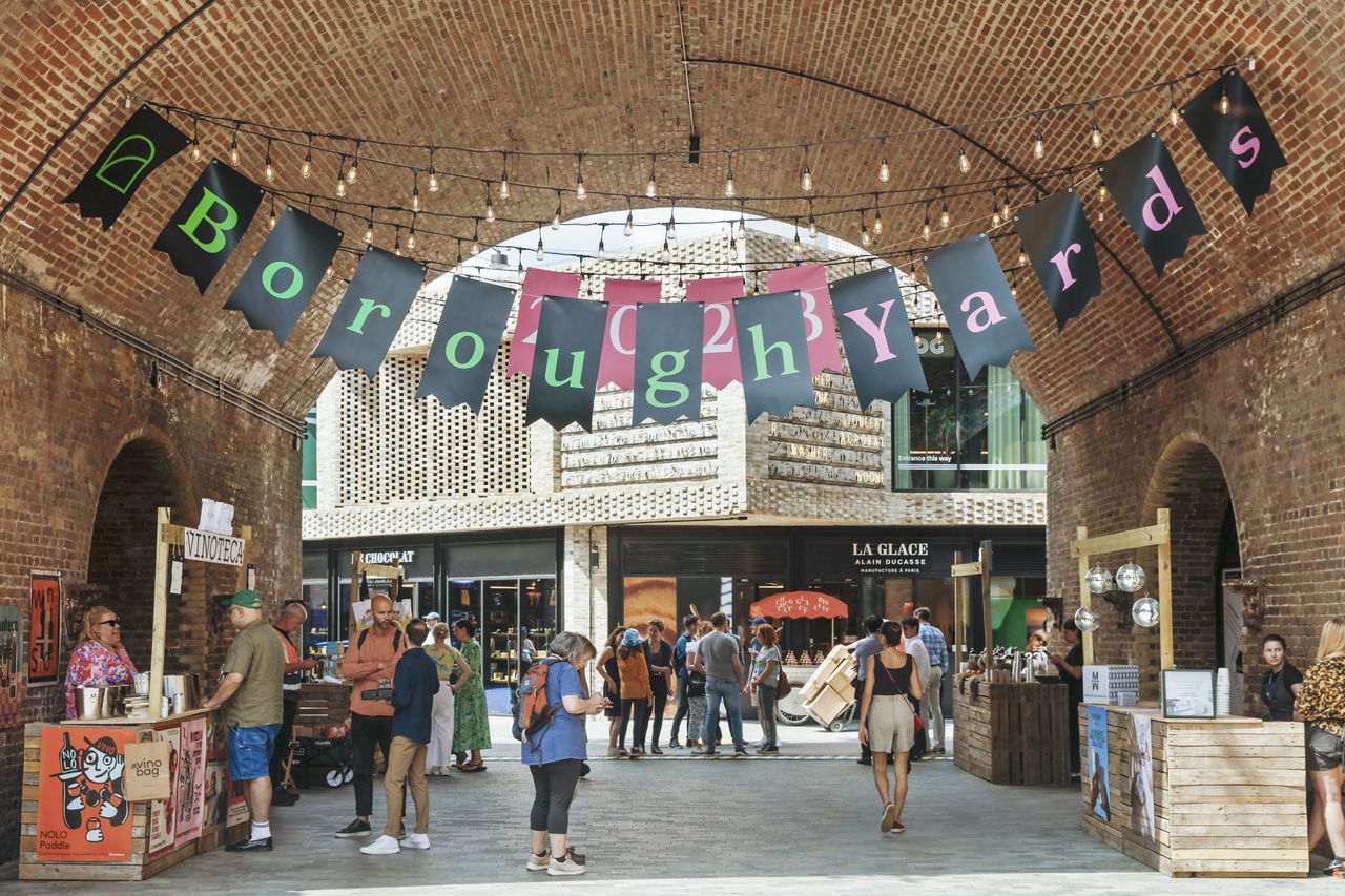 Borough Yards entrance at Borough Yards arches