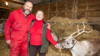 Christmas in the Cotswolds season 1 features a very special reindeer farm.
