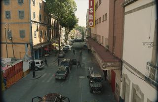 A clean street scene shot from Sicario: Day of the Soldado