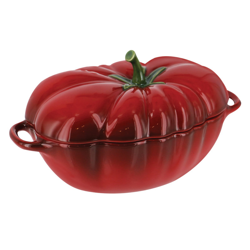 Staub Ceramic 16-Oz Petite Tomato Cocotte - Cherry &amp;amp; Reviews | Wayfair