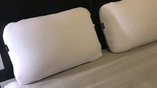 Casper Hybrid Pillows side by side on a bed