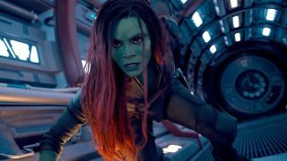 Gamora in Guardians of the Galaxy Vol. 3.