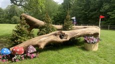 Bicton Horse Trials cross-country course &ndash; fence 7b on the CCI4*-S course