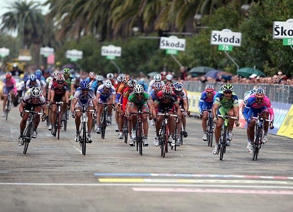 The sprint in full swing as the conditions were reasonably safe.