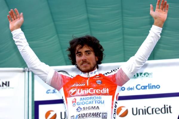 New race leader Roberto Ferrari (Androni Giocattoli)