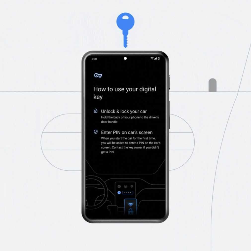Sharing a digital car key