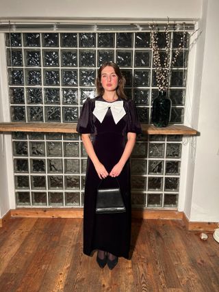 The Bella Dress Velvet — FRANKS LONDON