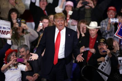 Donald Trump on Feb. 23, 2016, in Reno, Nev.