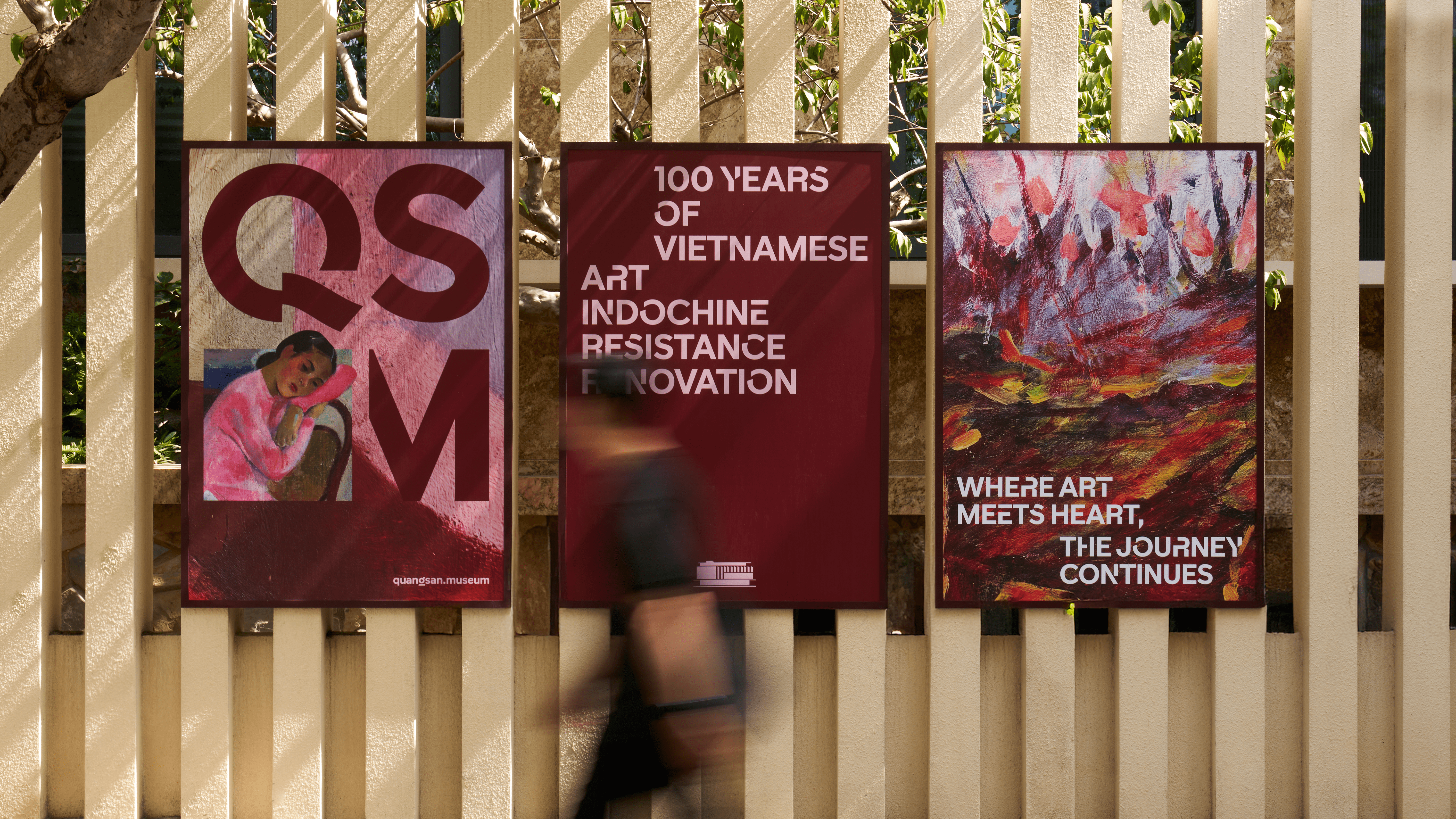 Quang San Art Museum Rebrand by M — N Associates