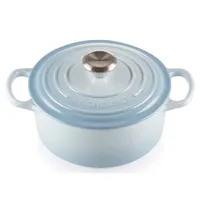 Le Creuset Signature Enamelled Cast Iron Dish in Coastal Blue, was £270 now £171.99 | Amazon