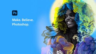 Screenshot of Photoshop's promotional material
