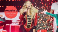 Mariah Carey performs ÒAll I Want For Christmas is YouÓ from her 25th Anniversary album reissue of Merry Christmas during The Late Late Show with James Corden, airing Thursday, December 19, 2019. (Photo by Terence Patrick/CBS via Getty Images)