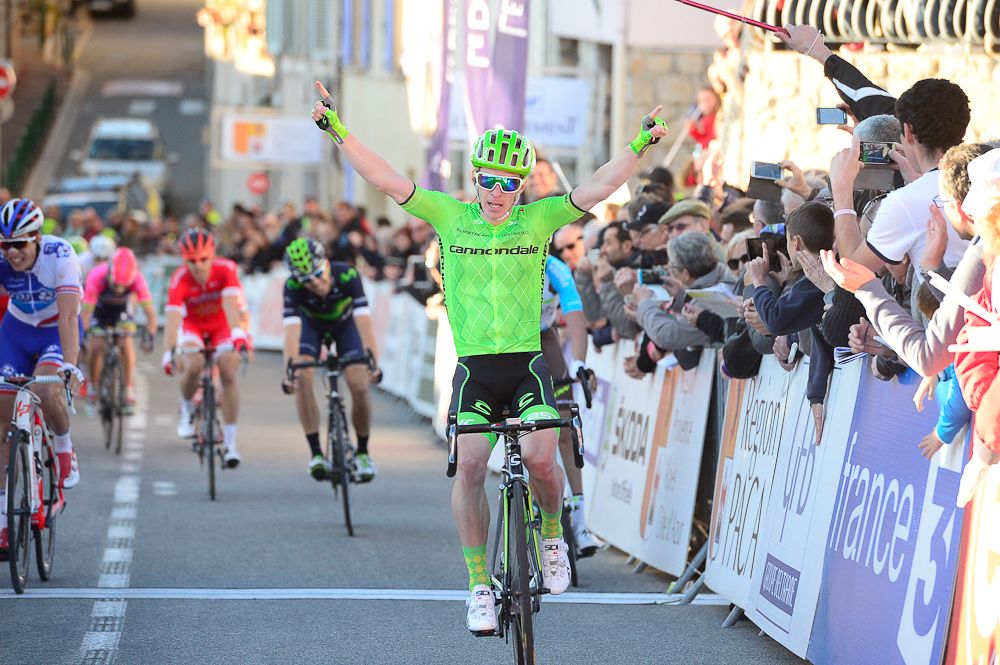 Tom-Jelte Slagter wins stage 1 at Haut Var