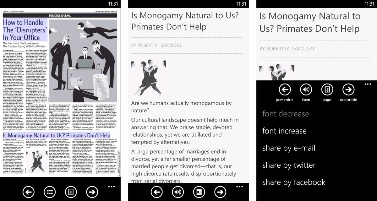 Read Your Favorite Newspapers With PressReader For Windows Phone And ...