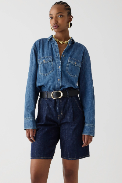 J.Crew, Gar&amp;ccedil;on Classic Chambray Shirt 
