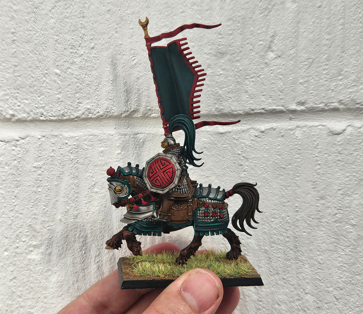 A Cathayan Jade Lancer model.