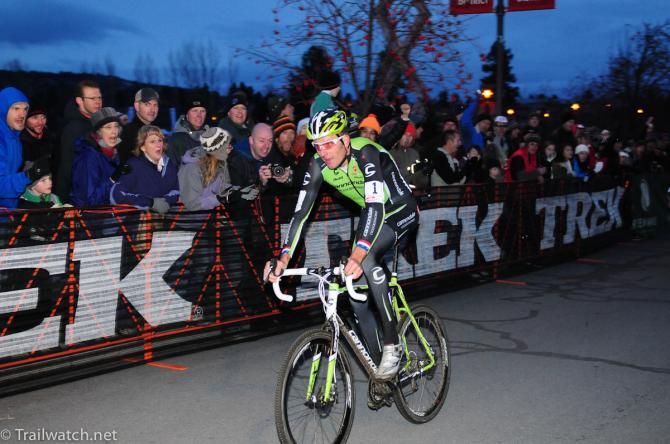 Ryan Trebon (Cannondale) winning day one in Bend