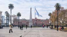 Plaza de Mayo, the main square in Buenos Aires, Argentina. 