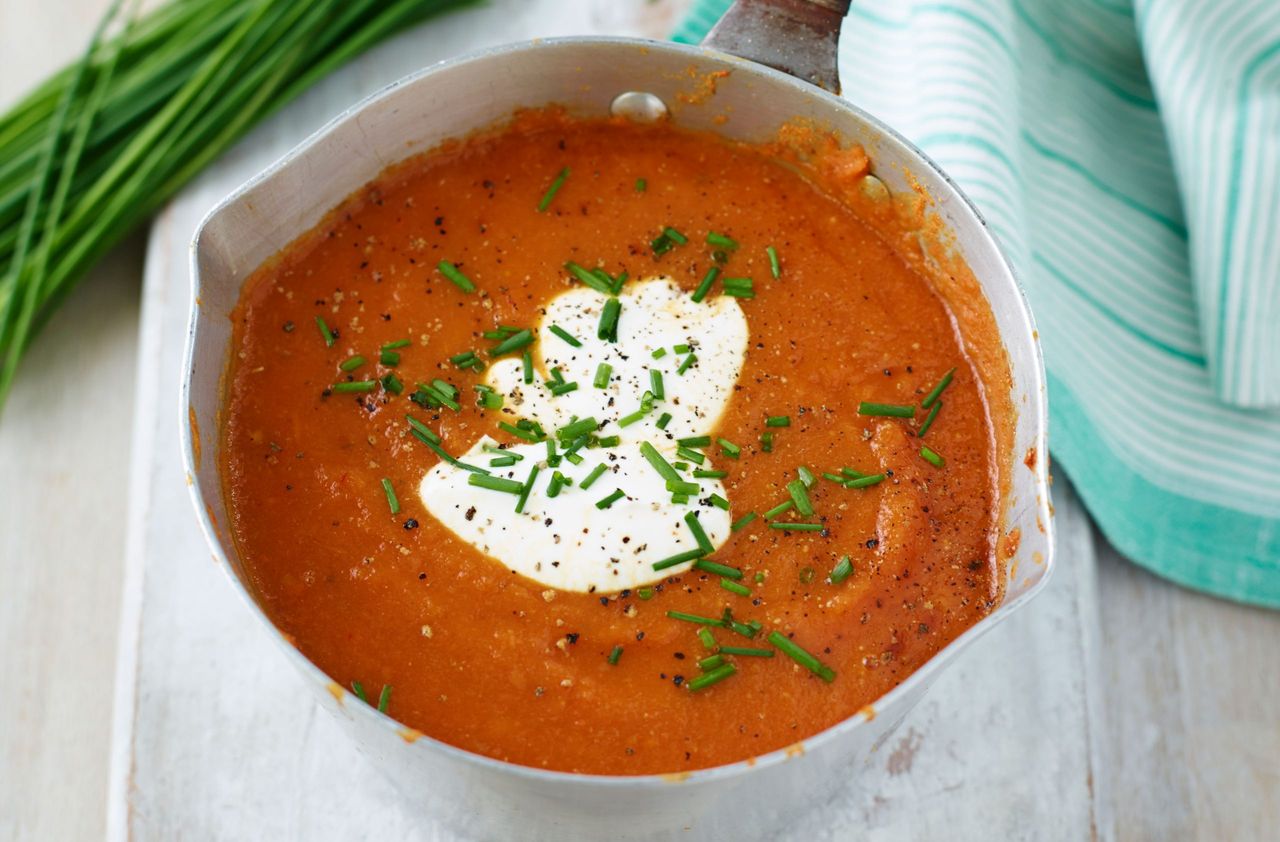 Cream of tomato soup