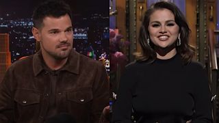 Taylor Lautner on Jimmy Fallon and Selena Gomez hosting Saturday Night Live.