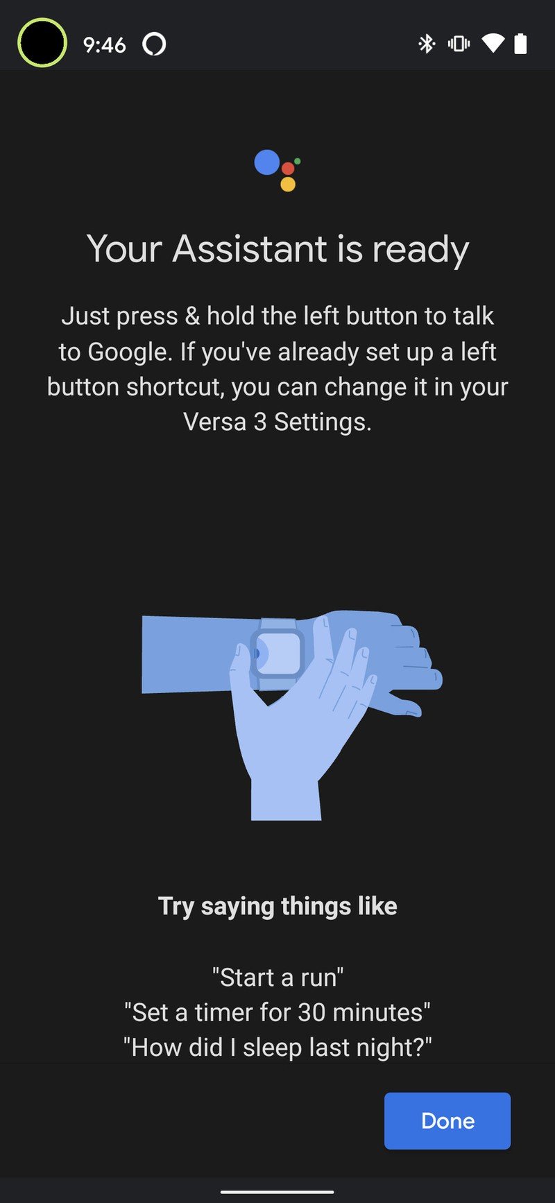 How To Set Up Google Assistant Fitbit Step 6