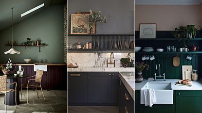 Dark Green Kitchen Color Schemes